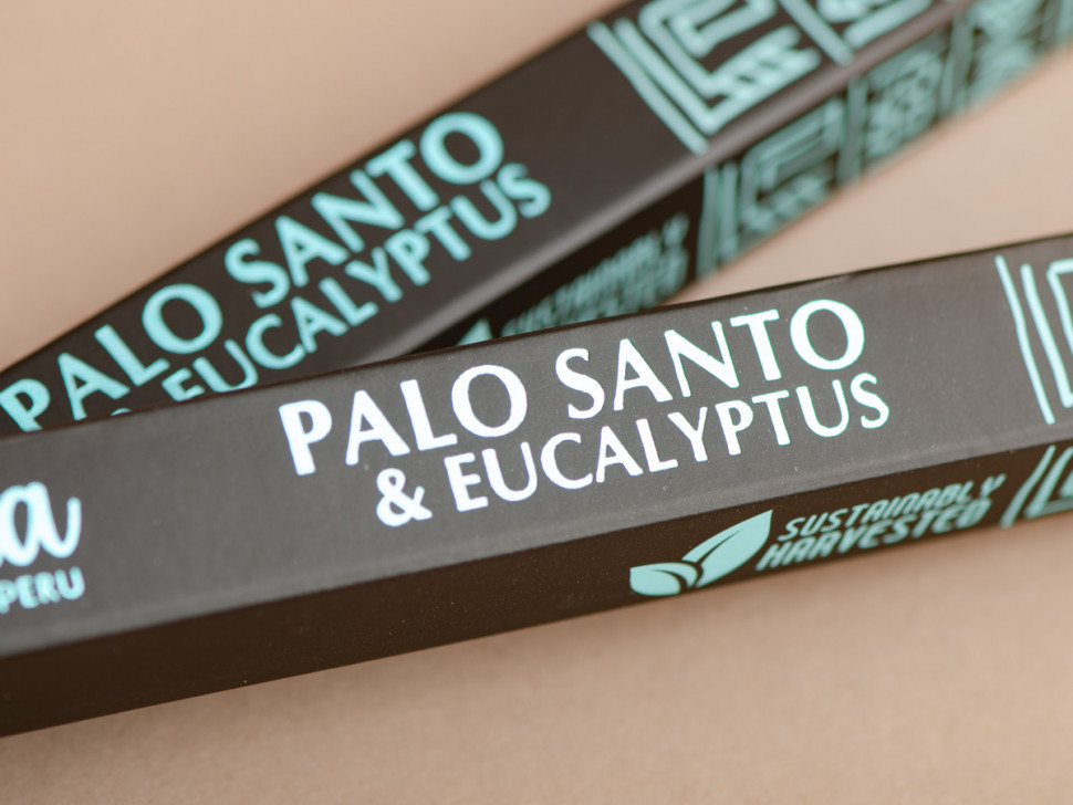 Благовоние ISPALLA Пало Cанто и Эвкалипт,  10 палочек (15 г.)