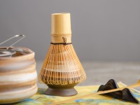 Набор посуды для маття #48, 550 мл., тяван керамика, глазурь, часен, тясаку, подставка для часена, полотенце, ситечко, подставка для тясаку.