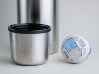 Термос #48 THERMOS FBB-1000 B SBK 1 л., из нержавеющей стали, серебристый.