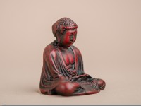 Фигурка #464, "Будда в медитации" пластик, 4,5 см.