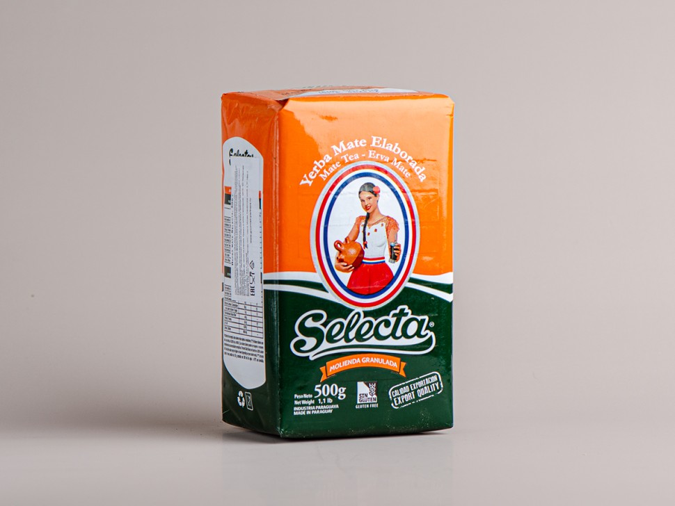 Йерба Мате "Selecta", Elaborada, Парагвай, 500 г.