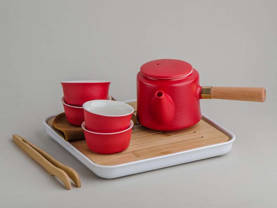 Набор посуды походный #167, фарфор, 8 предметов.