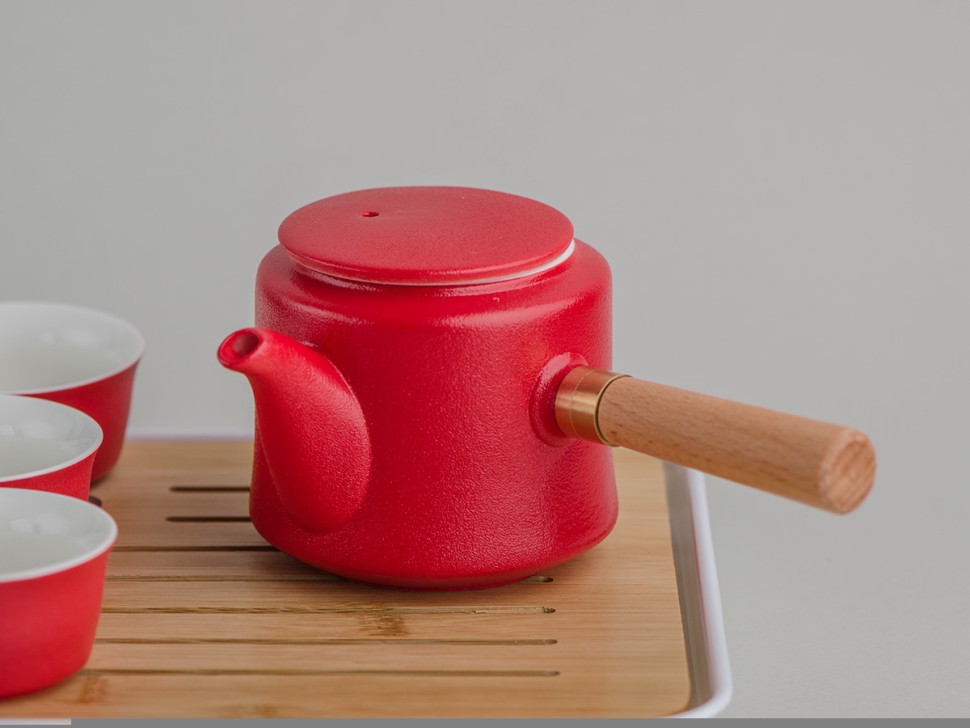 Набор посуды походный #167, фарфор, 8 предметов.