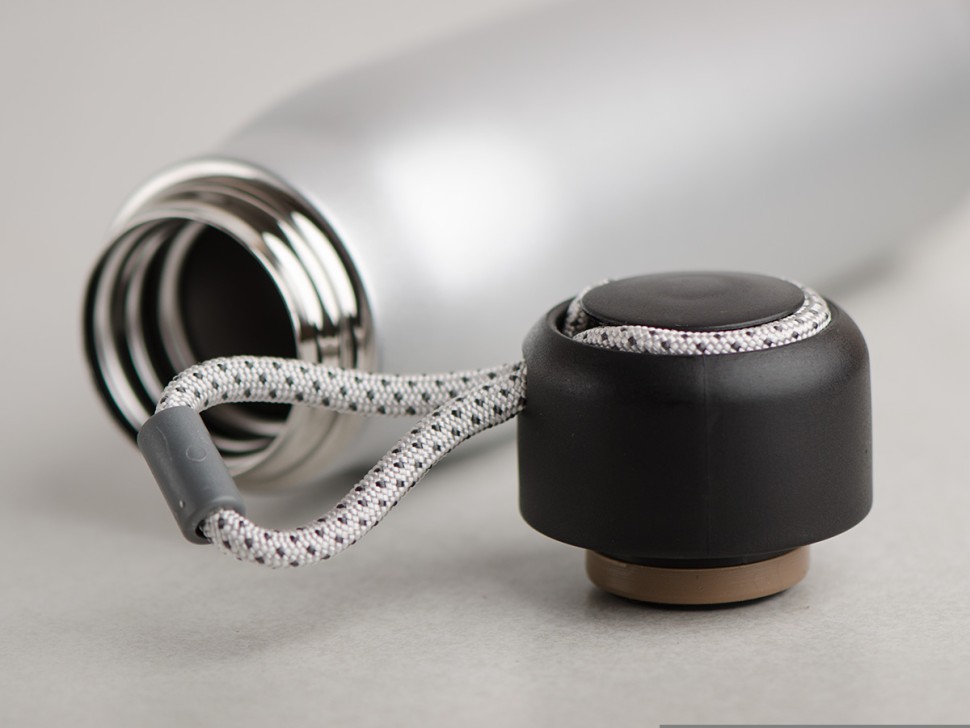 Термос  #43, из нержавеющей стали, серебристый, 550 мл.