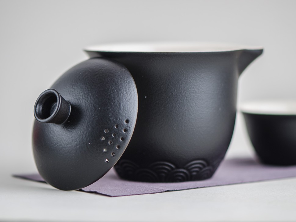 Набор посуды походный #172, керамика, 4 предмета.