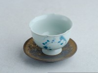 Подставка для пиалы #24, 9х2 см., керамика.