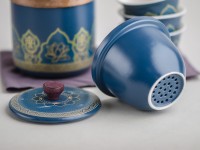 Набор посуды походный #170, керамика, 4 предмета.