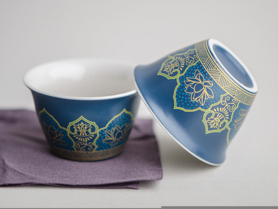 Набор посуды походный #170, керамика, 4 предмета.