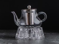 Подставка для подогрева чайника "Звезда", # 12, стекло, 14х5 см.