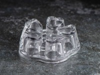 Подставка для подогрева чайника "Звезда", # 12, стекло, 14х5 см.