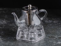 Подставка для подогрева чайника "Звезда", # 12, стекло, 14х5 см.