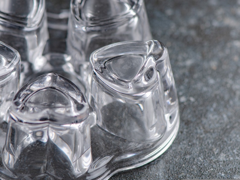 Подставка для подогрева чайника "Звезда", # 12, стекло, 14х5 см.