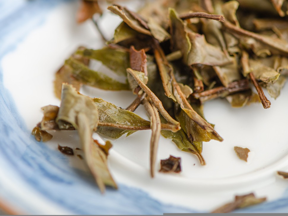 Бай Му Дань ("Белый Пион" прессованный в плитке), "ААА", 30 г, 2021 г.