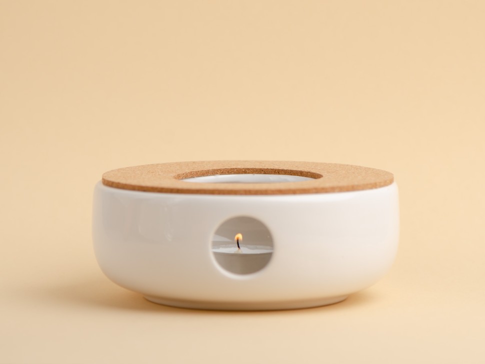 Подставка для подогрева чайника, # 13, керамика, 15х6 см.