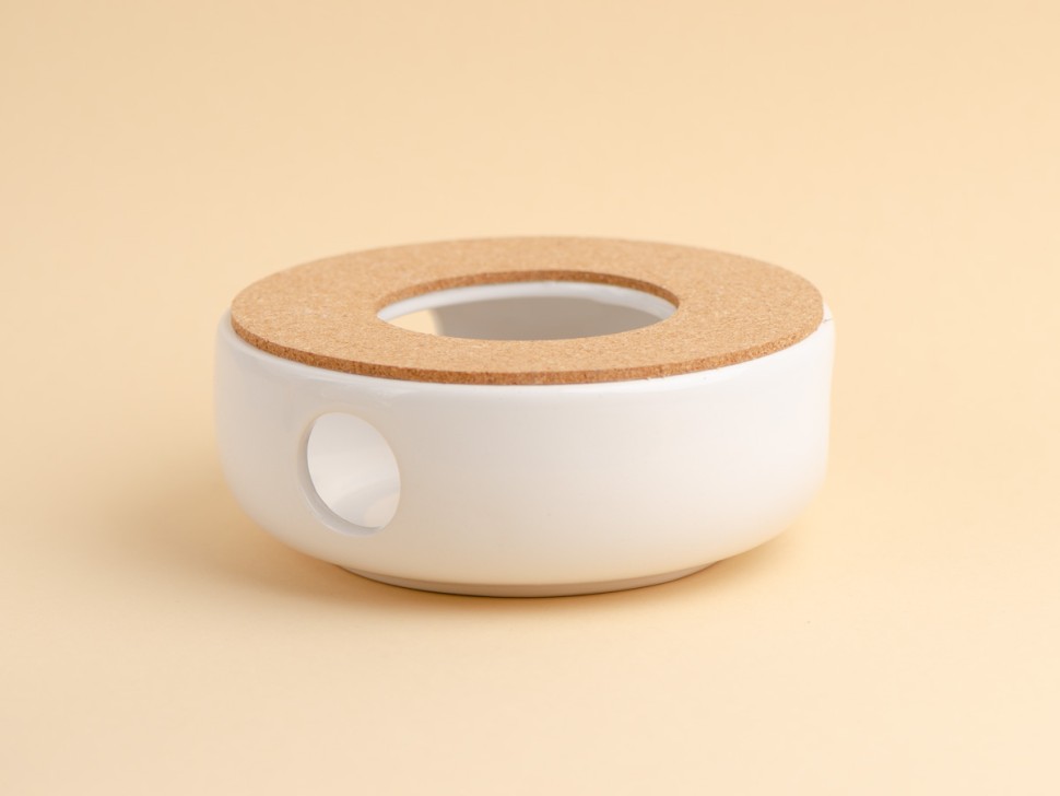 Подставка для подогрева чайника, # 13, керамика, 15х6 см.