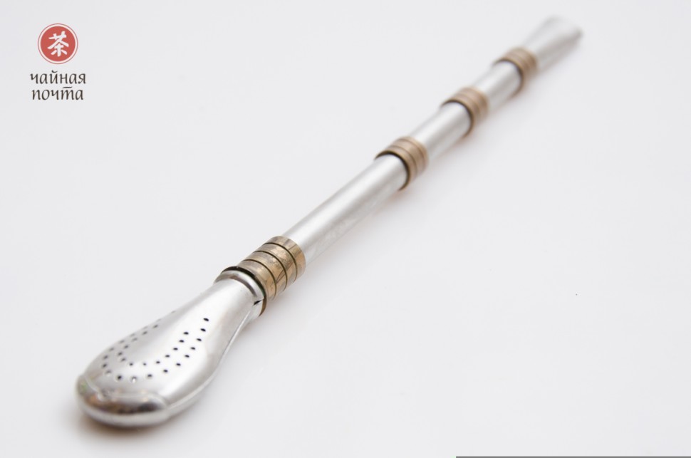 Бомбижья (бомбилья) для мате #23, 20 см., нержавеющая сталь