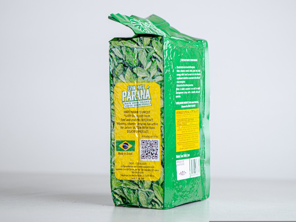 Йерба Мате "Erva Mate Parana" Loose Green Yerba,  Крафтовый мате, Бразилия, 500 г.