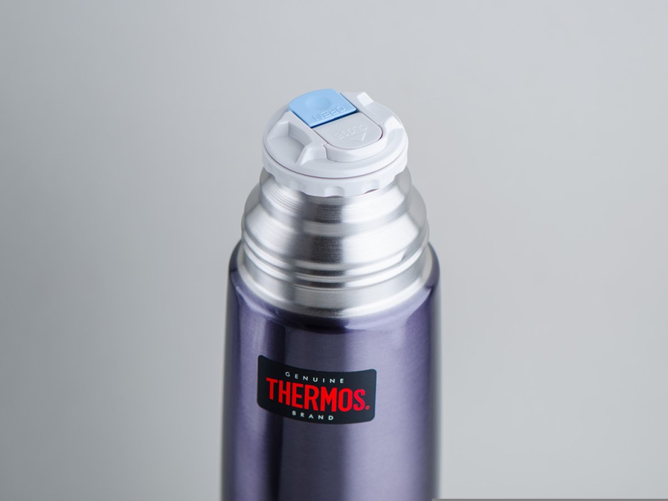 Термос  #49 THERMOS FBB-1000 BС МB 1 л., из нержавеющей стали, синий