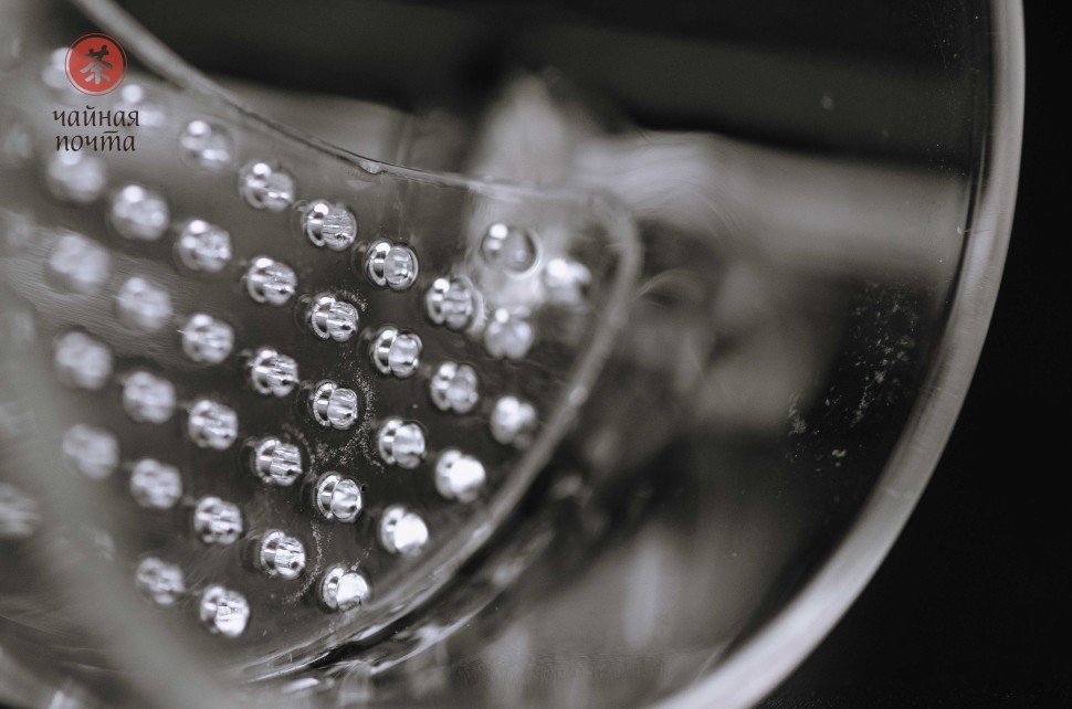 Супер кружка для сидения за компом #1 (стакан с ситом), до сита 280 мл., полный 345 мл. стекло.