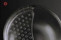 Супер кружка для сидения за компом #1 (стакан с ситом), до сита 280 мл., полный 345 мл. стекло.