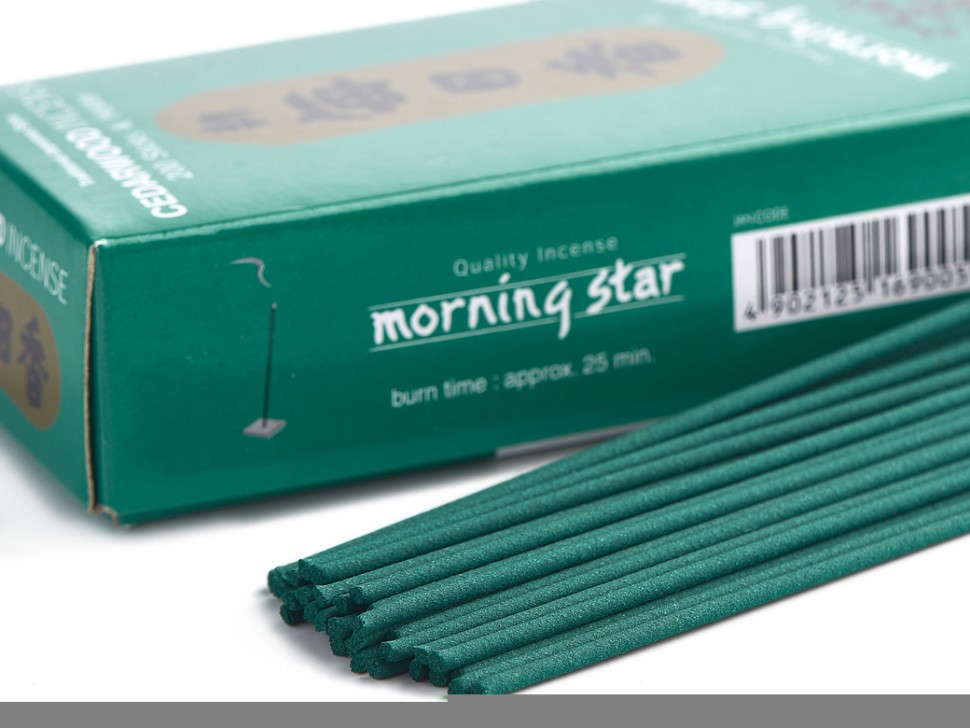 Японское благовоние Morning Star Сedarwood (Кедр), 200 штук