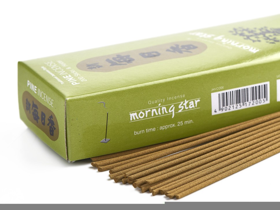 Японское благовоние Morning Star Pine (Сосна), 200 штук
