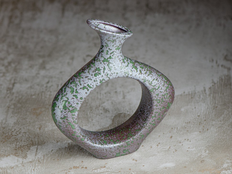 Вазочка #19, керамика, 22 см.