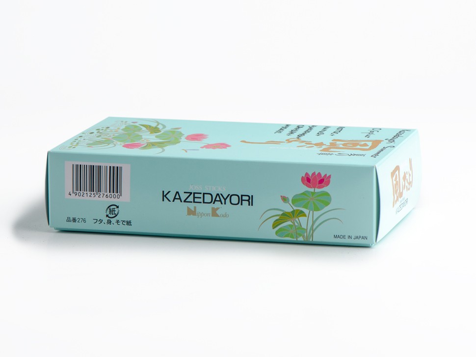 Японское благовоние Kazedayori Summer (Лотос, лилия, цикламен, сандал, мускус), 370 штук