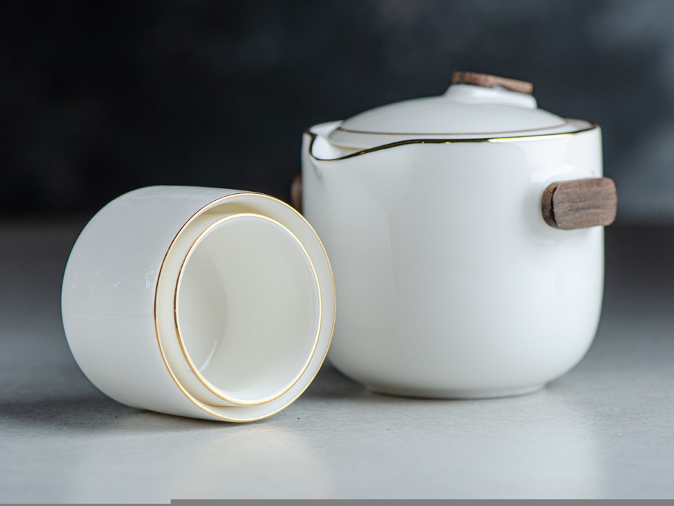 Набор посуды походный #200, керамика , 3 предмета.