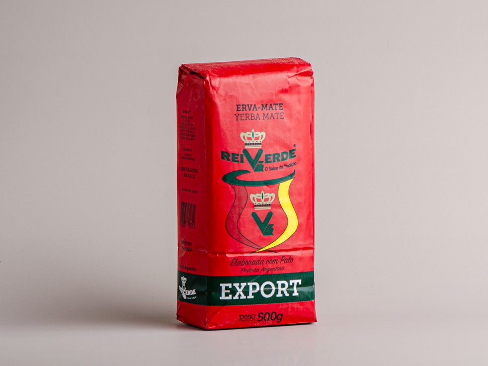 Йерба Мате "Rei Verde", Export, elaborada con palo, Аргентина, 500 г.