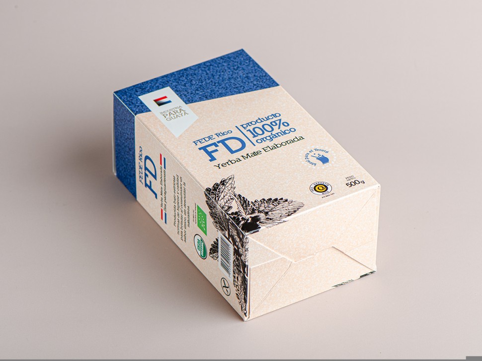 Йерба Мате "Fede Rico Organico", Terere, Парагвай, 500 г.