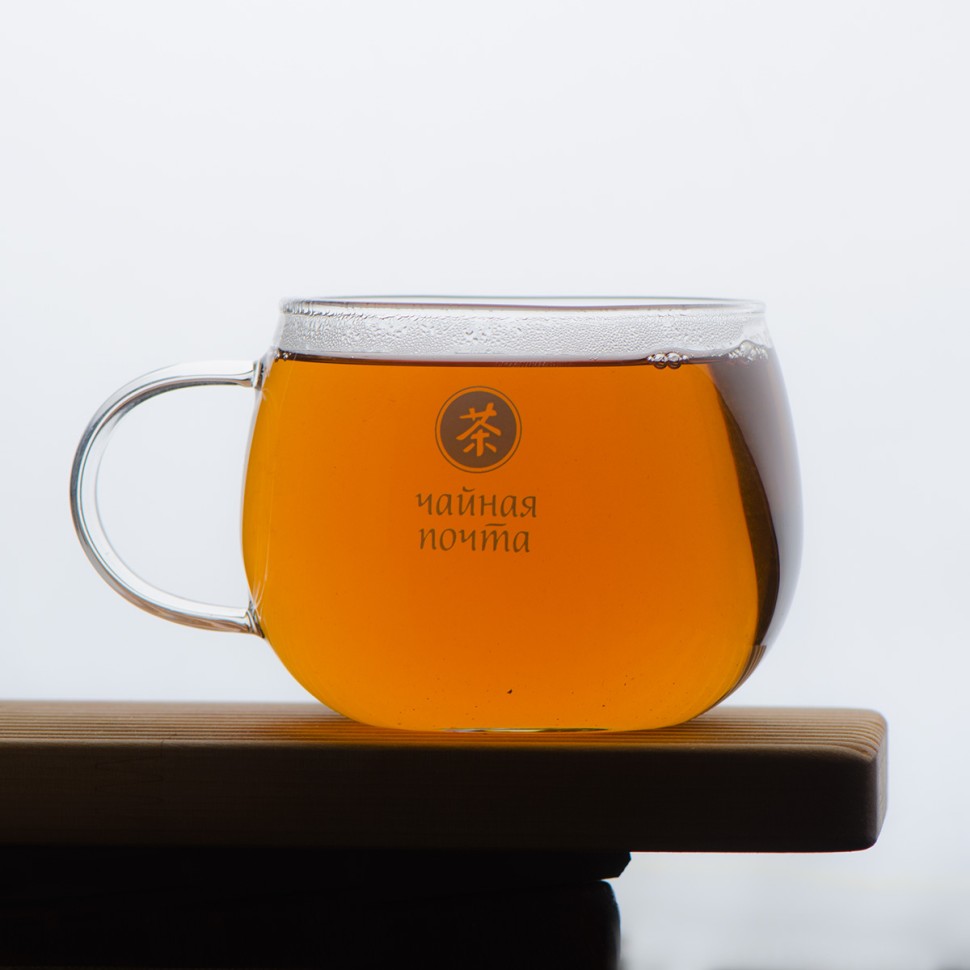 Кружка #1858, "Чайная Почта" стекло 400 мл.