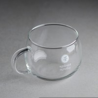 Кружка #1858, "Чайная Почта" стекло 400 мл.