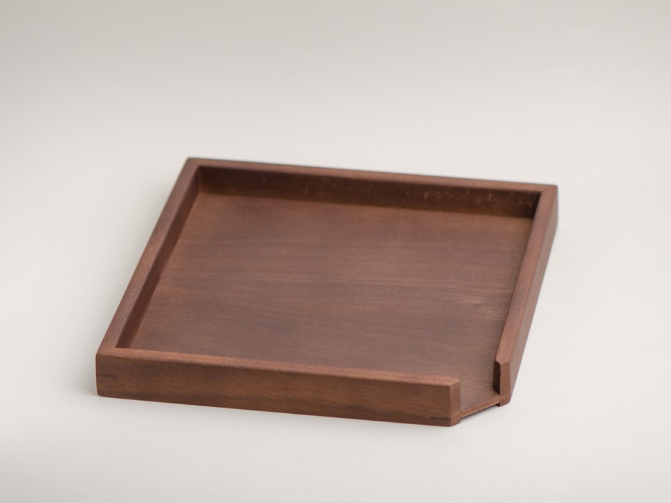 Доска для разделки Пуэра, венге, 24х24х3 см.