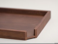 Доска для разделки Пуэра, венге, 24х24х3 см.