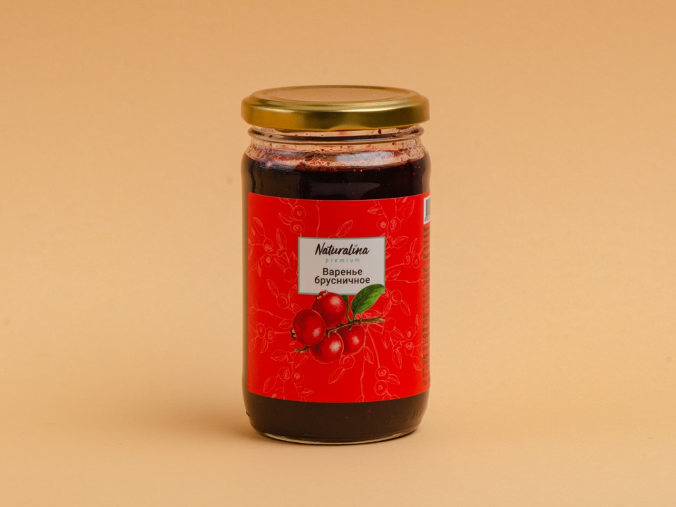 Варенье из брусники, 400 г.
