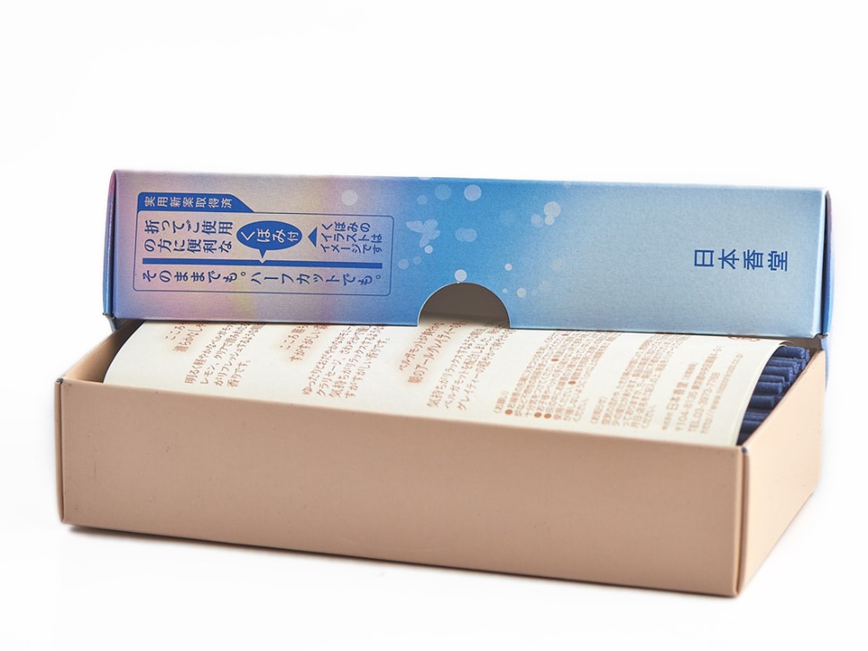 Японское благовоние Gentle time Sky fragrance (Бергамот, лимон, розмарин), 260 штук