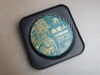 Подарочная коробка для блина + пакет # 105, металл, 24х24х4 см.