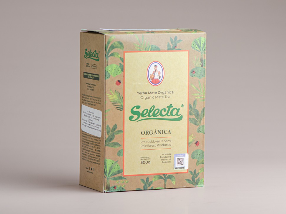 Йерба Мате "Selecta" organica, Парагвай, 500 г.