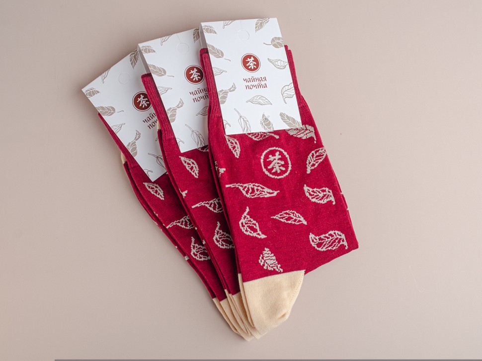 Носки "Чайная Почта" 38-41 размер
