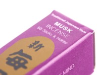 Японское благовоние Morning Star Musk (Мускус), 50 штук, подставка