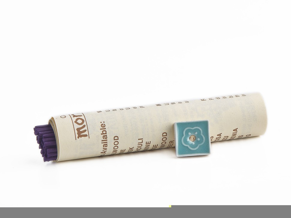 Японское благовоние Morning Star Musk (Мускус), 50 штук, подставка