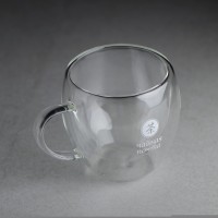 Двустенная кружка, необжигающая #1859, "Чайная Почта" 250 мл, двойное стекло Двустенная кружка, необжигающая #1859, "Чайная Почта" 250 мл, двойное стекло