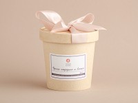 Аромасвеча "Чёрная смородина и ваниль", деревянный фитиль, соевый воск, 200 мл.