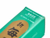 Японское благовоние Morning Star Sage (Шалфей), 50 штук, подставка