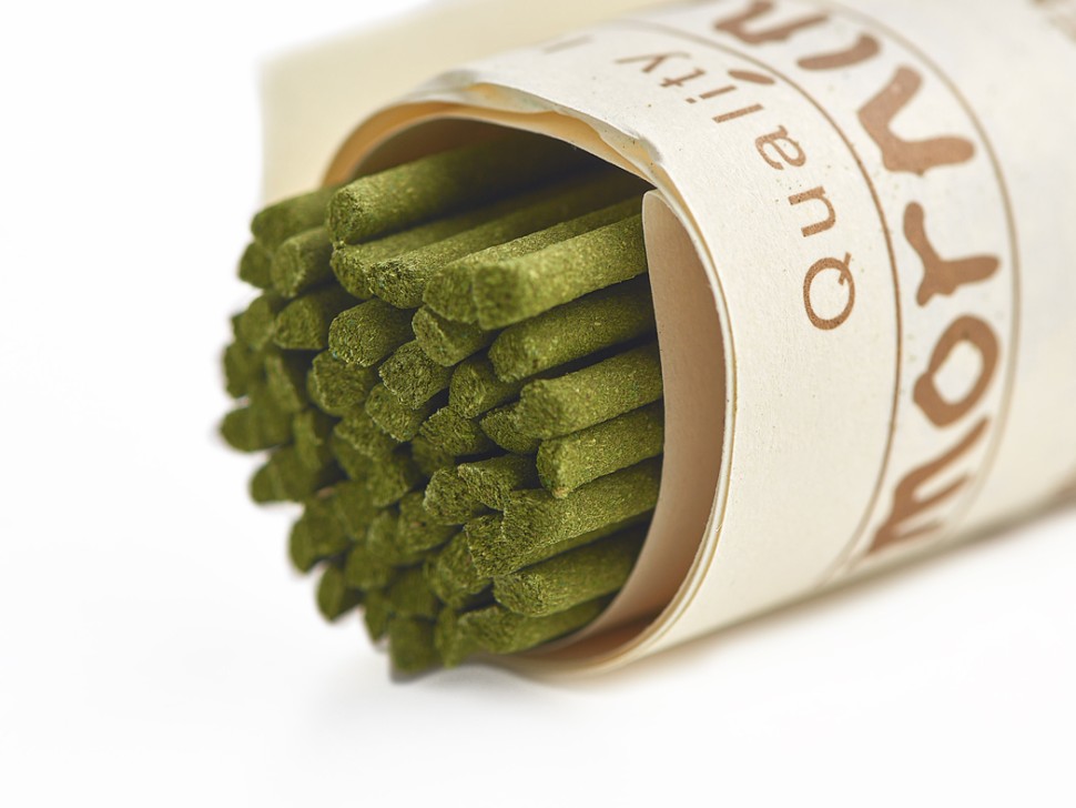 Японское благовоние Morning Star Sage (Шалфей), 50 штук, подставка