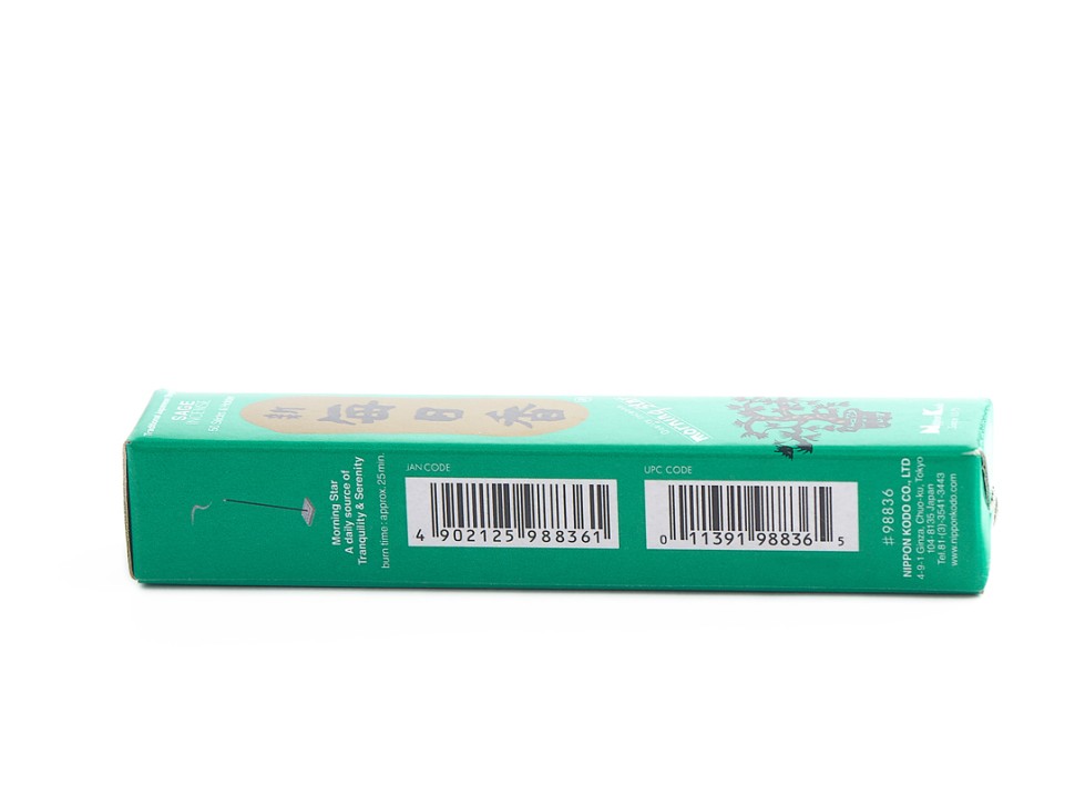 Японское благовоние Morning Star Sage (Шалфей), 50 штук, подставка