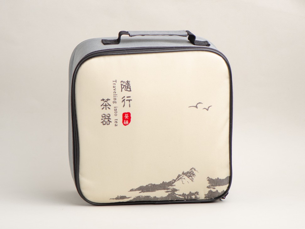 Набор посуды походный #160, фарфор, 9 предметов