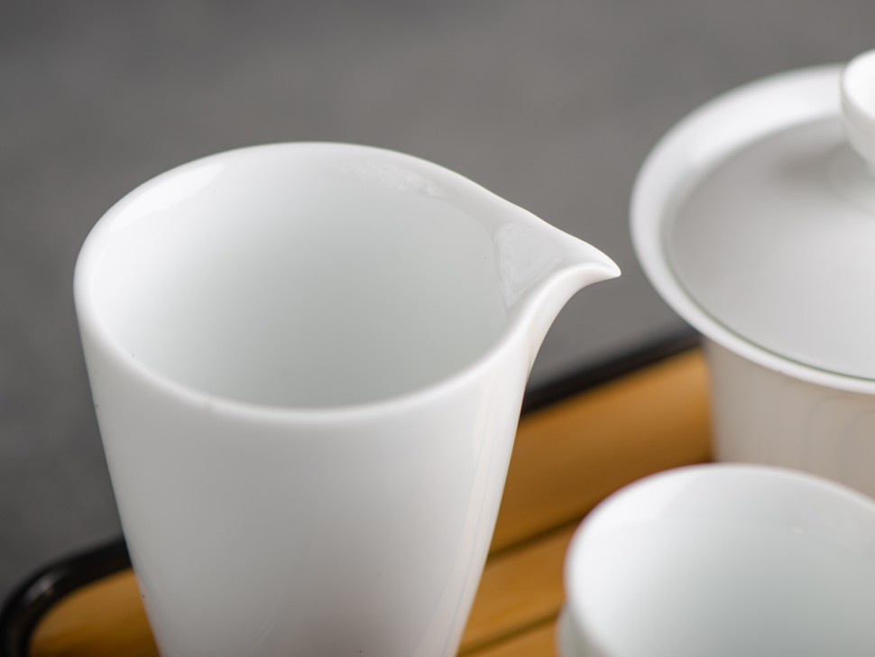 Набор посуды походный (Набор для чайной церемонии) #121, фарфор, 9 предметов.