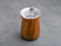 Матешница (калабас, калебас) #448, "Дерево" металлический с крышкой 250 мл. Матешница (калабас, калебас) #448, "Дерево" металлический с крышкой 250 мл.